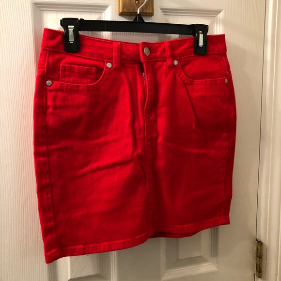 Joe Fresh Dresses & Skirts - DONATING JOE FRESH Red Midi Skirt